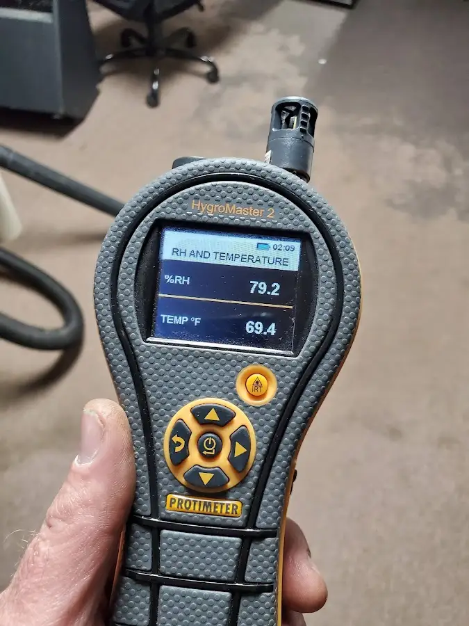 Moisture meter humidity assessment for Fire & Smoke Damage Restoration in Macomb