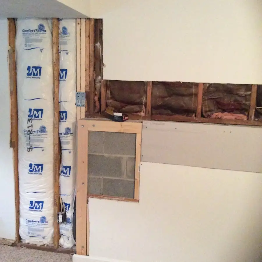 Wall insulation replacement during Contents Cleaning & Restoration in Macomb